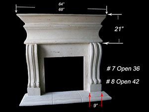 cast design fireplace in Dallas